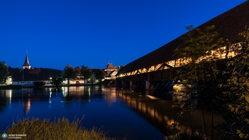 Holzbrücke Wangen an der Aare Holzbrücke Wangen an der Aare