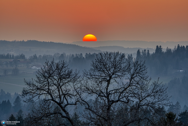 Sonnenuntergang in La Ferrière Sonnenuntergang in La Ferrière