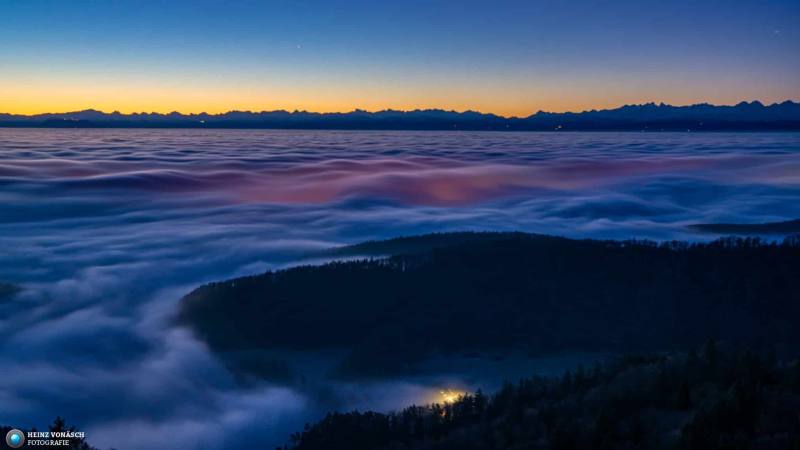 Nebelwelle im Jura Nebelwelle im Jura