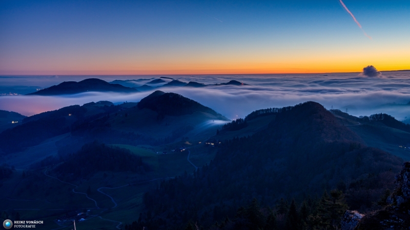 Nebelwelle im Jura Nebelwelle im Jura