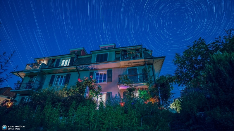 Haus-von Claudia mit Startrail Haus-von Claudia mit Startrail