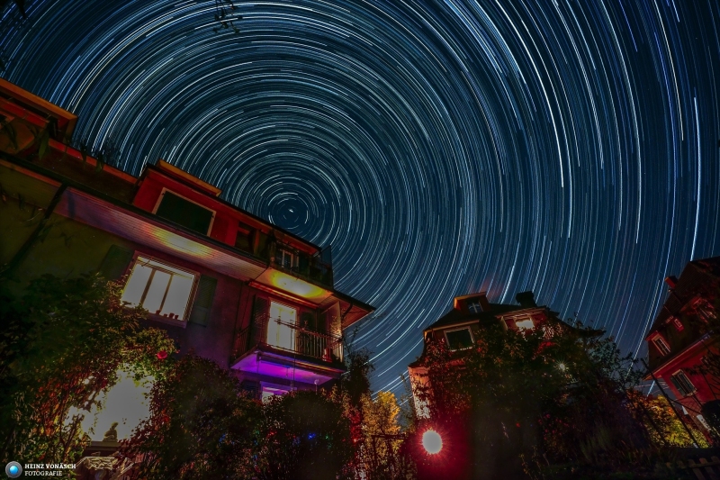 Haus-von Claudia mit Startrail Haus-von Claudia mit Startrail